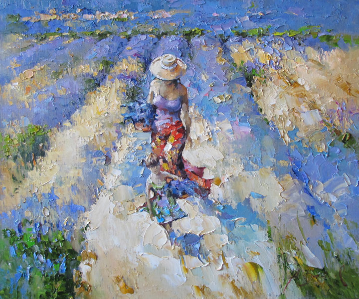 (image for) Reproduction Alexi Zaitsev painting The memories of Provence