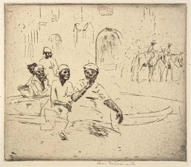 (image for) Reproduction art of Anne Goldthwaite's Negro Woman at a Fountain - Click Image to Close
