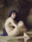 (image for) Depictions of nude women by William Bouguere Baigneuse Accroupie