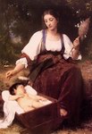 (image for) William Bouguereau Oil Paintings Handmade oil painting Copy paintings of famous artists Berceuse