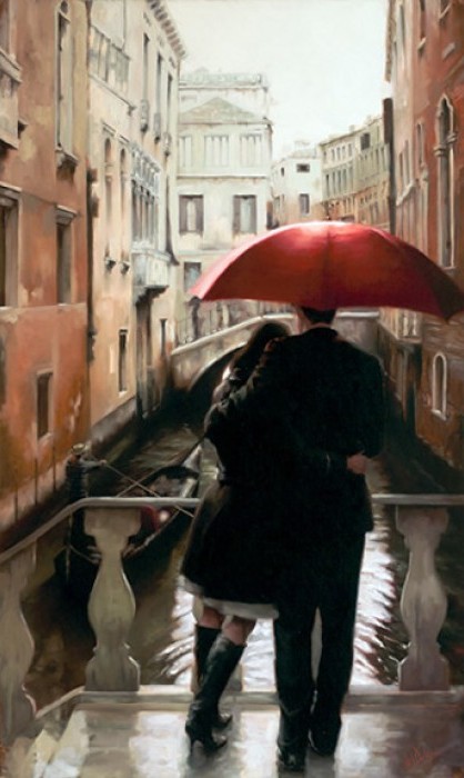 (image for) Daniel Del Orfano Lost in Venice Handmade oil painting Copy paintings of famous artists paintings