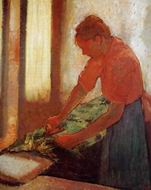 (image for) Handmade oil painting Copy paintings of famous artists Woman Ironing 1880