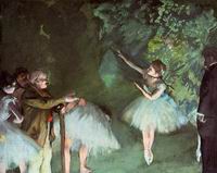(image for) Handmade oil painting Copy paintings of famous artists Ballet Rehearsal 1875