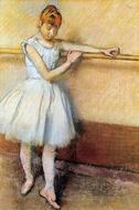 (image for) Handmade oil painting Copy paintings of famous artists Dancer at the Barre 1880