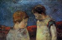 (image for) Paul Gauguin paintings Aline Gauguin and One of Her Brothers