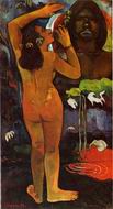 (image for) Paul Gauguin art Hina tefatou (aka The Moon and the Earth) 1893