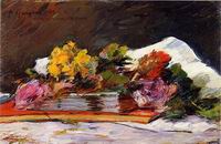 (image for) Handmade oil painting Copy paintings of famous artists Paul Gauguin painting Bouquet of Flowers 1882