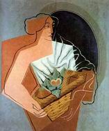 (image for) Handmade oil painting Copy paintings of famous artists Woman With Basket 1927