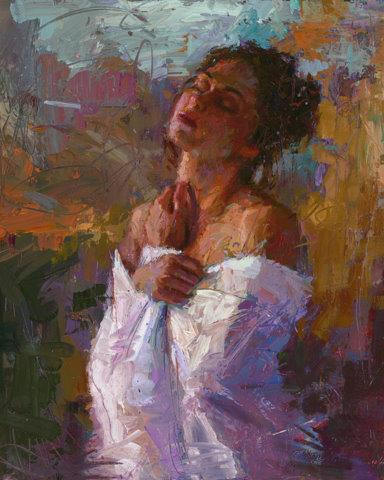 (image for) Handmade oil painting Copy paintings of famous artists Henry Asencio's paintings, Bliss