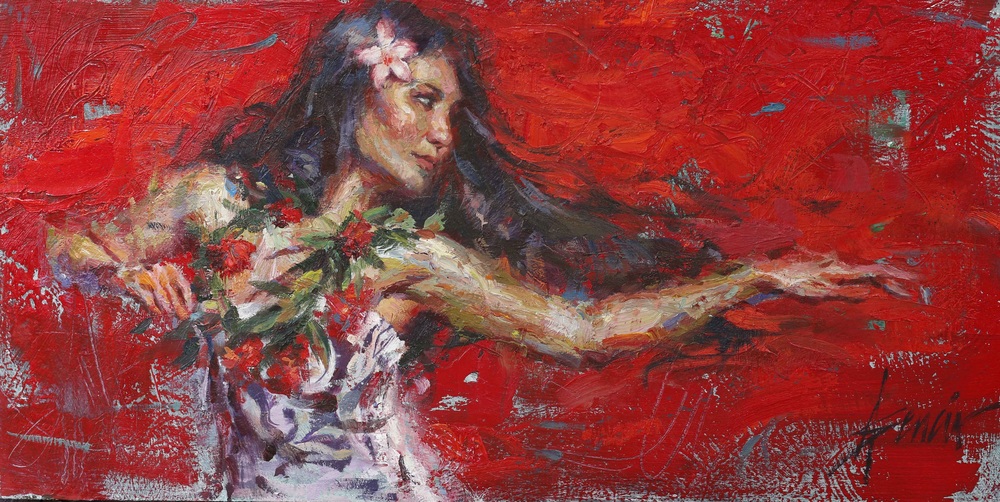 (image for) Handmade oil painting Copy paintings of famous artists Henry Asencio's paintings Rhythm of the Island