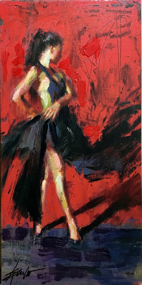 (image for) Handmade oil painting Copy paintings of famous artists Henry Asencio's paintings italia - Click Image to Close