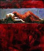 (image for) Handmade oil painting Copy paintings of famous artists artist Henry Asencio's ascending passion