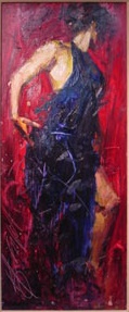 (image for) Handmade oil painting Copy paintings of famous artists Henry Asencio's art Midnight - Click Image to Close