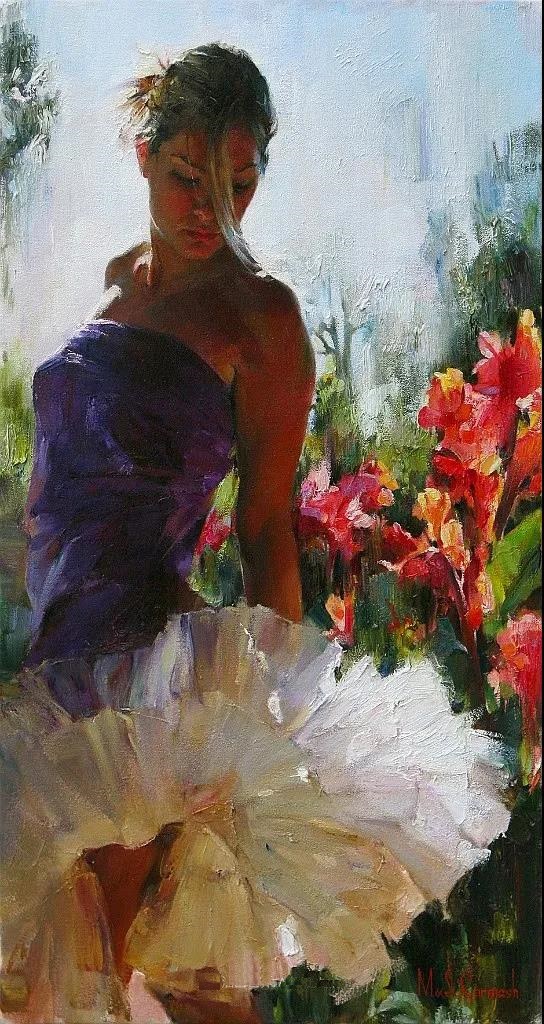 (image for) Oil painting Reproduction Michael and Inessa Garmash artwwork
