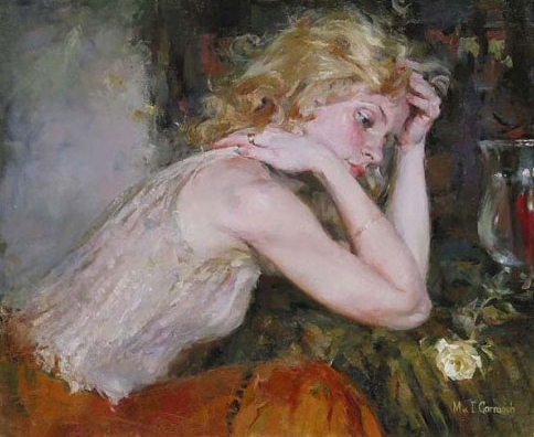 (image for) Reproduction painting Michael and Inessa Garmash Silent Thoughts