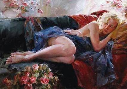 (image for) Reproduction painting Michael and Inessa Garmash Sleeping Beauty - Click Image to Close