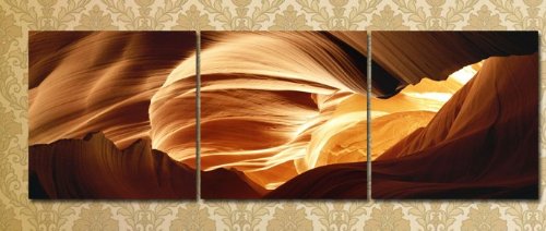 (image for) Modern Abstract oil painting wall decals 3 pcs