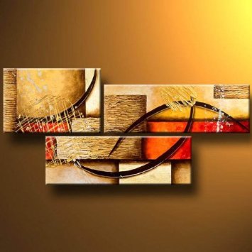(image for) Abstract Paintings Modern Art Oil Painting on Canvas Wall Art - Click Image to Close