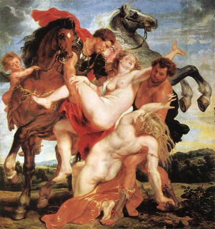 (image for) Peter Paul Rubens - Rape Of The Daughters Of Leucippus -L - Click Image to Close