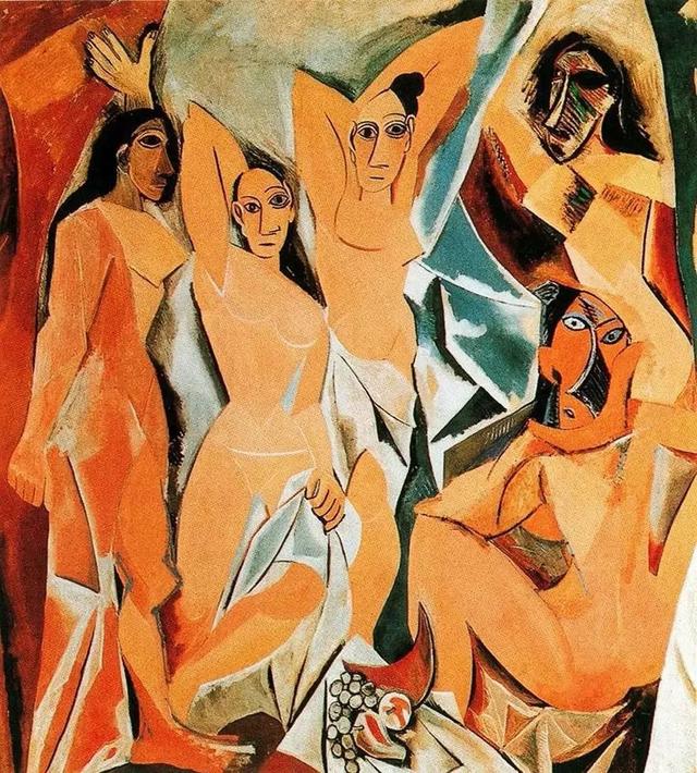 (image for) Reproduction Les Demoiselles d'Avignon, 1907 by Pablo Picasso - Click Image to Close
