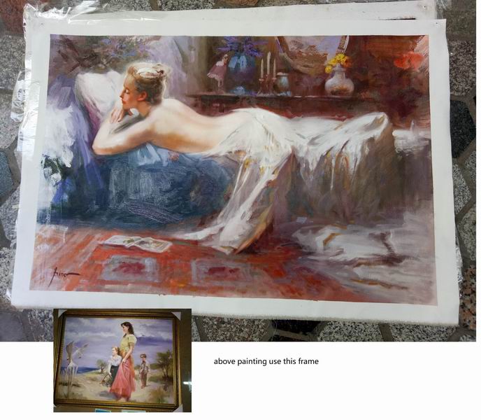 (image for) Framed oil painting reproductions Pino Daeni Mystic Dreams