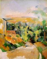 (image for) Paul Cezanne paintings artwork, A Bend in the Road 1900 1906 - Click Image to Close