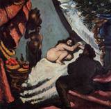 (image for) Paul Cezanne paintings, A Modern Olympia (Pasha) 1869 1870 - Click Image to Close