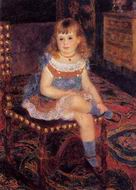 (image for) Pierre-Auguste Renoir painting Georgette Charpeitier Seated 1876