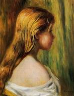 (image for) Renoir paintings Head of a Child (aka Edmond Renoir) 1888