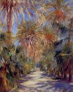 (image for) Pierre-Auguste Renoir painting Algiers the Garden of Essai 1881