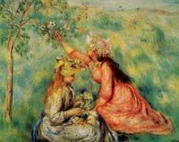 (image for) Handmade oil painting Copy paintings of famous artists Pierre-Auguste Renoir art Aline Charigot 1885