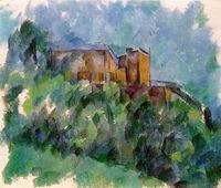 (image for) Paul Cezanne paintings artwork, Chateau Noir 1901 1906