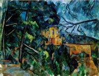 (image for) Paul Cezanne paintings, Handmade oil painting Copy paintings of famous artists Chateau Noir 1904