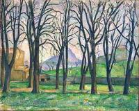 (image for) Paul Cezanne Chestnut Trees at the Jas de Bouffan 1885 1886