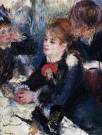 (image for) Pierre-Auguste Renoir paintings artwork At the Milliner's 1878