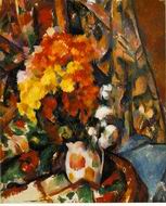 (image for) Paul Cezanne paintings artwork, Chrysanthemums 1896 1898