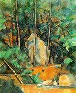 (image for) Paul Cezanne paintings, Cistern in the Park at Chateau Noir 1900