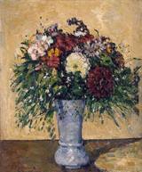 (image for) Handmade oil painting Copy paintings of famous artists Flowers in a Blue Vase 1873 1875