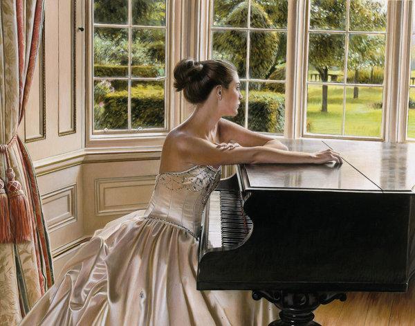 (image for) Handmade oil painting Copy paintings of famous artists Rob Hefferan figurative paintings - Click Image to Close