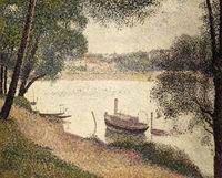 (image for) Handmade oil painting Copy paintings of famous artists Gray Weather Grande Jatte ca. 1888