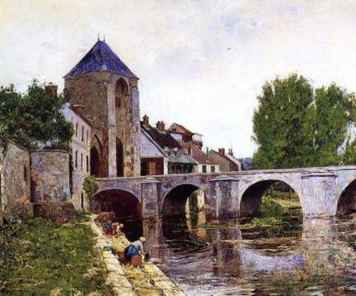 (image for) Handmade oil painting Copy paintings of famous artists William Lamb Picknell Jour gris Moret