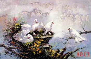 (image for) Non-Famous Artist or Original oil painting: Animal:A0013