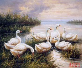 (image for) Non-Famous Artist or Original oil painting: Animal:A0021