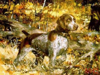 (image for) Non-Famous Artist or Original oil painting: Animal:A0042