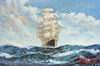 (image for) Non-Famous Artist or Original painting on canvas:SeascapeSH001