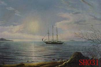 (image for) Seascape, Handmade oil painting on Canvas:seascapeSH031