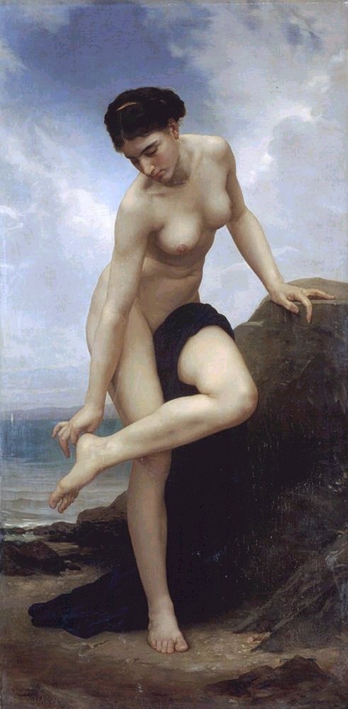 (image for) Depictions nude women by William Bouguereau Apres Le Bain 1875 - Click Image to Close