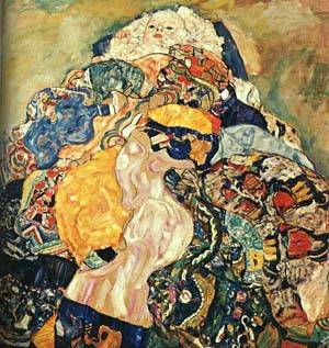 (image for) Gustav Klimt Paintings Artwork Baby 1917-18 - Click Image to Close