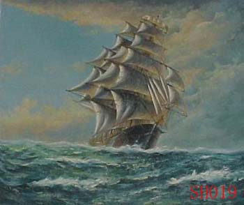 (image for) Seascape, Handmade oil painting on Canvas:seascapeSH006 - Click Image to Close