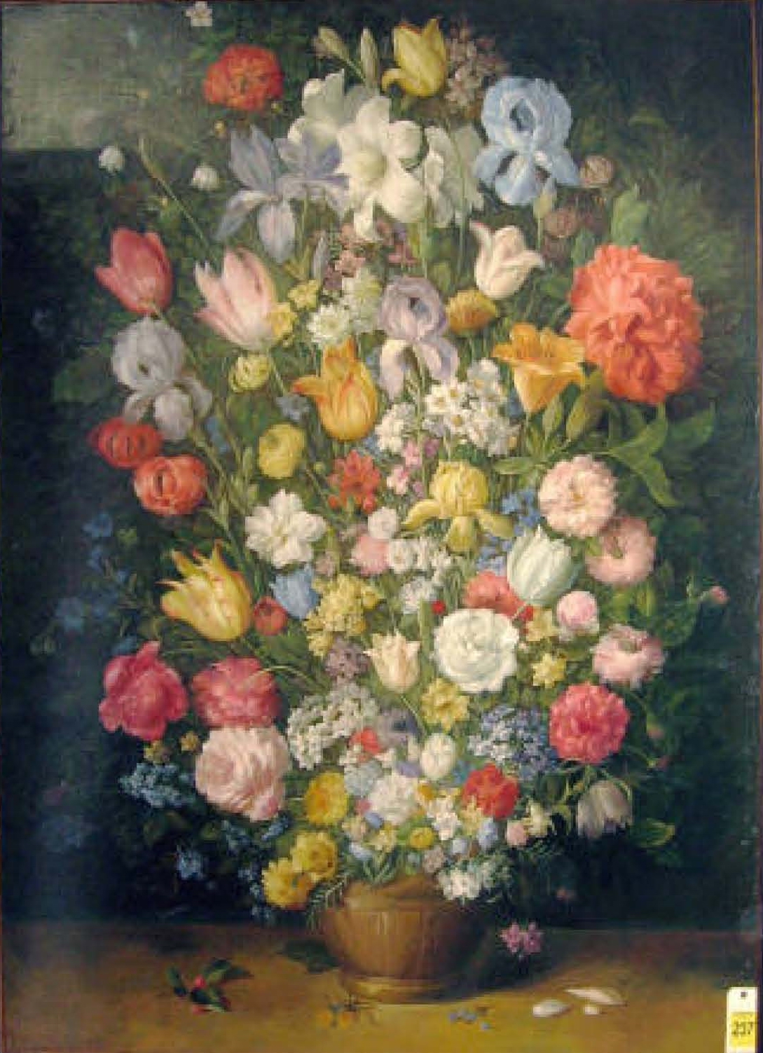 (image for) Classical Flower Oil Painting on Canvas, Fine art - Click Image to Close